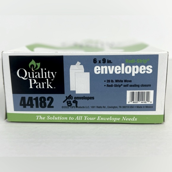 Quality Park
6 x 9 in. Envelopes. 89 in box - Picture 2 of 3